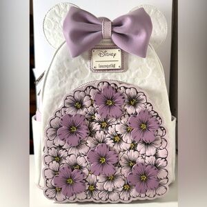 Loungefly Mini Backpack - Disney Minnie Mouse Lace Floral